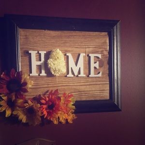 Handmade Picture Frame Wreath